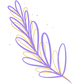 Hand Drawn Purple Branch